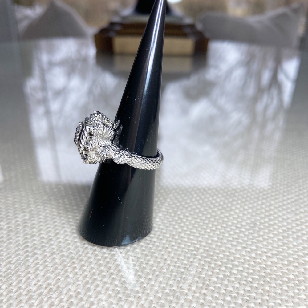 Judith Ripka sterling silver ring - Picture 4 of 13